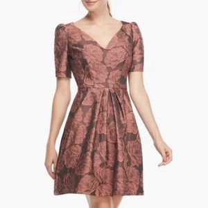 Gal Meets Glam Ingrid Jacquard Fit & Flare Dress size 6